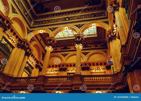 Inside Teatro Colon in Buenos Aires Stock Photo - Image of room ...