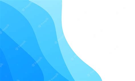 Premium Vector Blue Wave Abstract Background