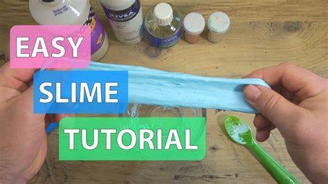 Easy How To Make Slime Tutorial For Beginners Full Ingredients And Instructions Youtube