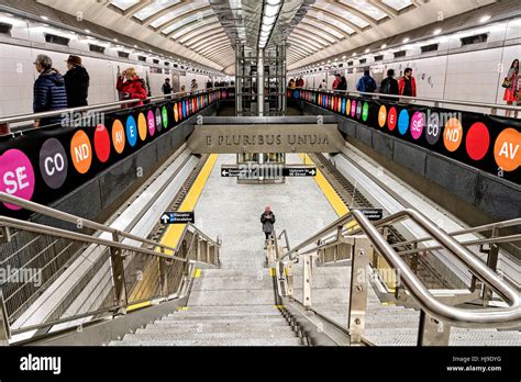 Manhattan New York City Second Avenue Subway Line 72nd Street Stock