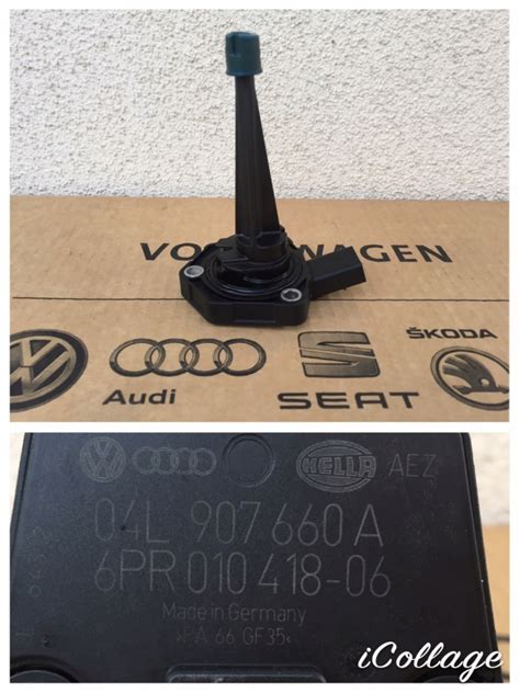 CZUJNIK POZIOMU OLEJU 04L907660A AUDI A4 A5 Q5 TDI 8307789298