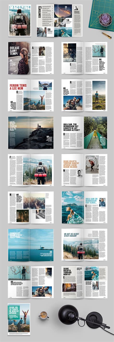 indesign multiple magazine layout  indesign magazines brochures
