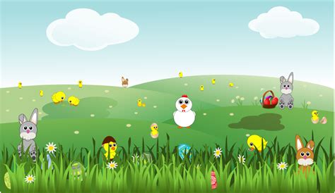 Clipart easter scene, Clipart easter scene Transparent FREE for ...