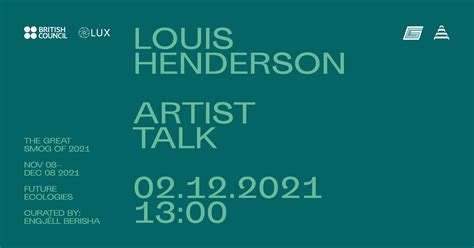 Louis Henderson Artist Talk The Great Smog Of British Council