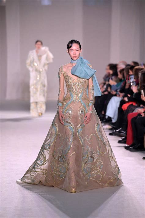 Paris Fashion Week Elie Saab Spring Couture Collection Tom