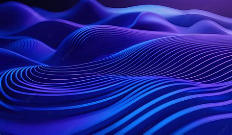 Blue And Black Wave Behance Background Wavedark Wave Blue Background