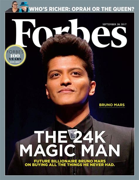 Forbes Magazine Bruno Mars