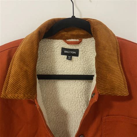 Brixton Sherpa Lined Coaches Jacket W Corduroy Depop