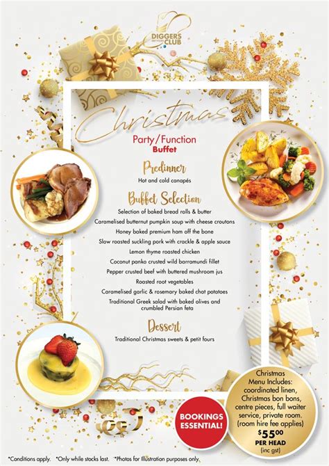 Christmas Buffet Menu 2021