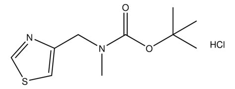 Tert Butyl Methyl Thiazol Ylmethyl Carbamate Hydrochloride Aldrichcpr