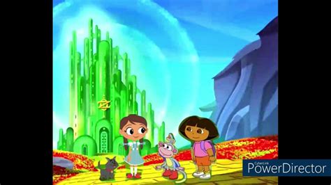 Dora And Boots Visiting Dorothy And Toto In Emerald City YouTube