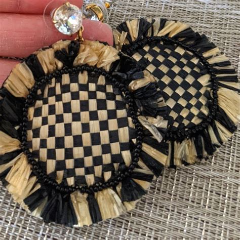 J Crew Jewelry J Crew Raffia Statements Earrings Poshmark