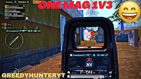 Pubg One Mag 1v3 😎😎 Simple 1v3 Clutch Pubg Mobile Livik Gameplay