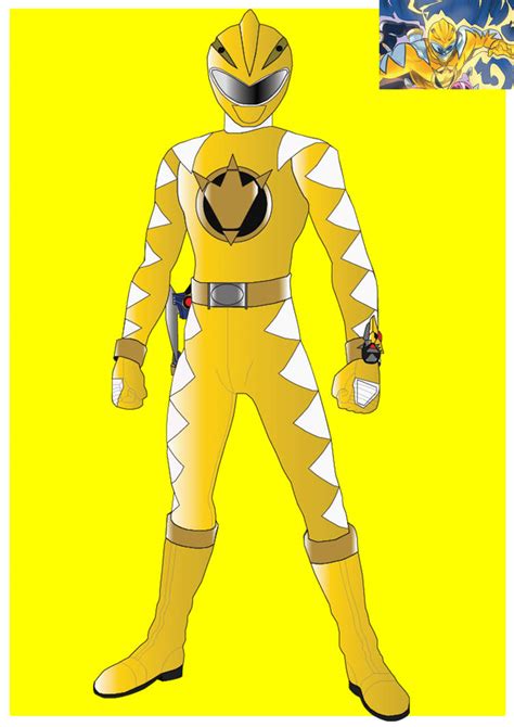 Yellow Dino Thunder Ranger (Male Version) by SuperStormRevolution on ...