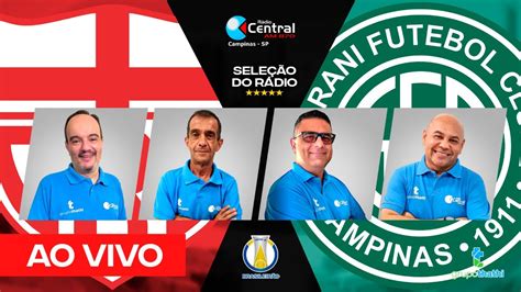 Crb X Guarani Ao Vivo Ednaldo Vince Youtube