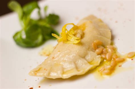 Ravioli gefüllte Pasta Italienische Nudeln