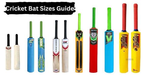 Cricket Bat Sizes Guide: Choosing the Right Bat