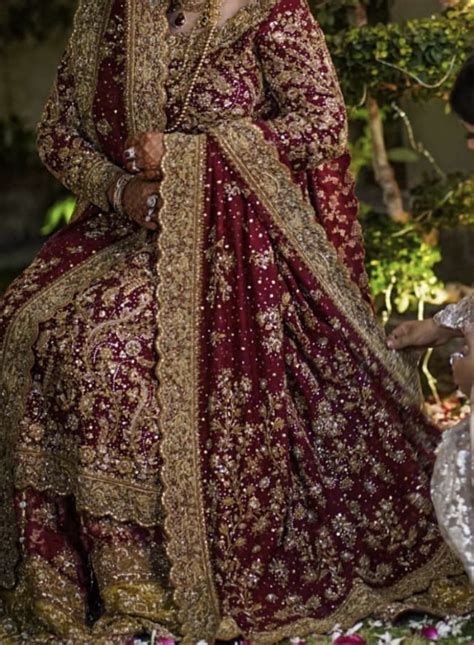 Baraat Bride Wearing Dr Haroon Bridal Dresses Pakistan Pakistani