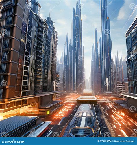 Futuristic Sci Fi City A Futuristic And Sci Fi Inspired Background