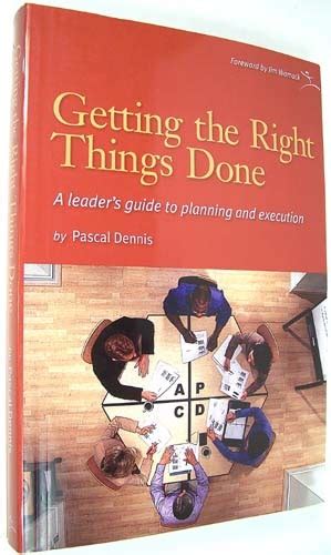 Getting The Right Things Done A Leaders Guide To Planning