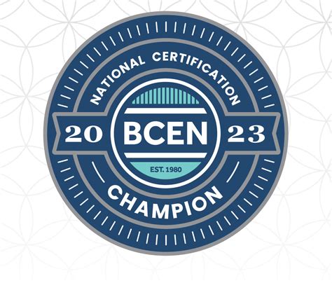 Bcen 2023 National Certification Champion Award