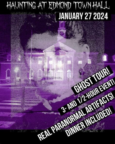 Ghost Tour At Haunted Edmond Town Hall R Danbury