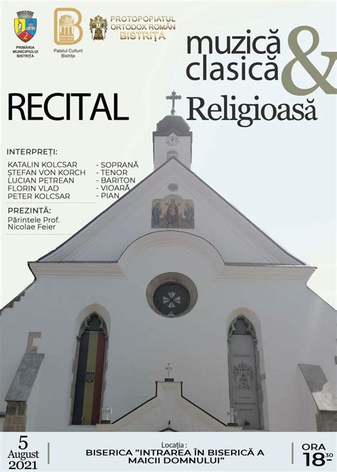 Recital de muzică clasică religioasă în Biserica de la Coroana