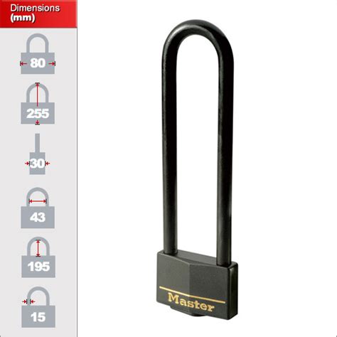 Masterlock 8080eurd Extra Long Shackle Padlock