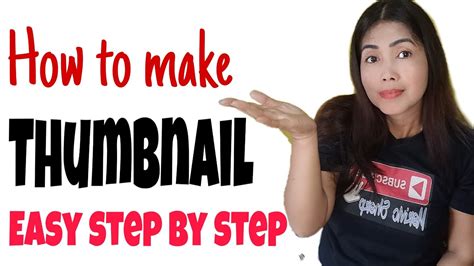 Vlog 08 How To Make Thumbnail Easy Step By Step Youtube