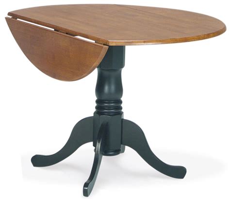 John Thomas Dining Essentials 42 Round Drop Leaf Pedestal Table