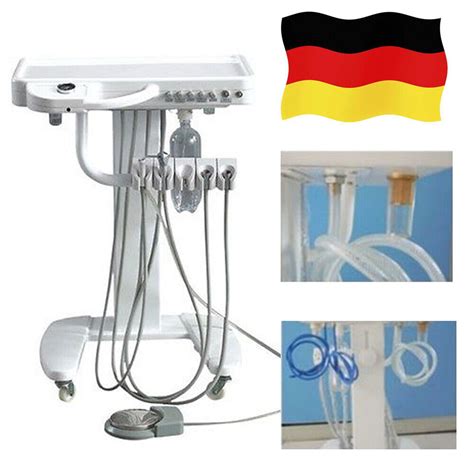 4loch Portable Dental Mobile Self Delivery Cart Unit Einheit Tragbarer