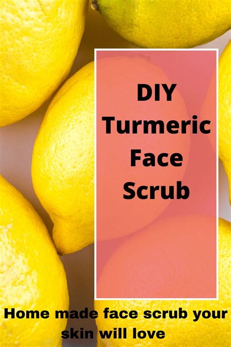 Turmeric Face Scrub For Brighter Skin