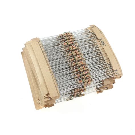 Pcs W Resistors Values Carbon Film Resistor Rang Assortment