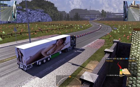 Скачать Euro Truck Simulator 2 Sexy Truck Mania 18 Геймплей