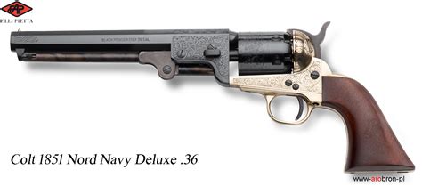 Rewolwer Czarnoprochowy Pietta Colt 1851 REB Nord Navy Deluxe 36