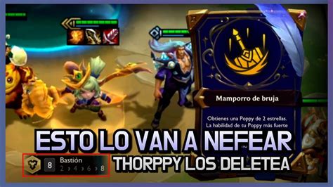 Poppy No Es Rango 1 Nuevo Aumento Heroico Feat 8 BastiÓn Tft Set 12 Pbe Youtube