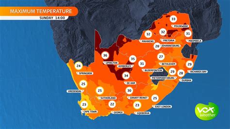 Arrive Alive On Twitter RT VoxWeatherZa MAPS And WARNINGS For This