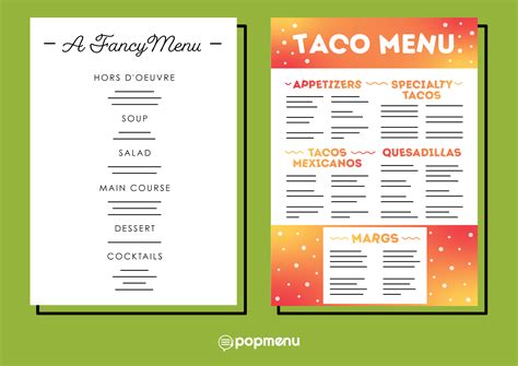 Restaurant Menu Ideas: 9 of the Best Menus to Inspire You