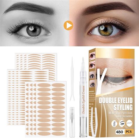 Buy Eyelid Tape, Eyelid Lifter Strips, Invisible & Waterproof, for ...