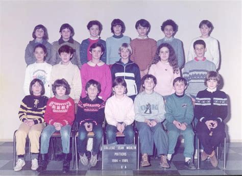 Photo De Classe Sixi Me A De Coll Ge Jean Moulin Copains D Avant