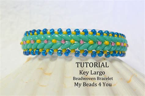 Pdf Beadwork Tutorial Beaded Bracelet Pattern Beadweaving Etsy