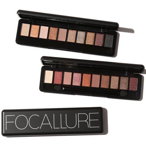 Focallure FA08 Ten Color Naked Eyeshadow Palette Shopee Singapore