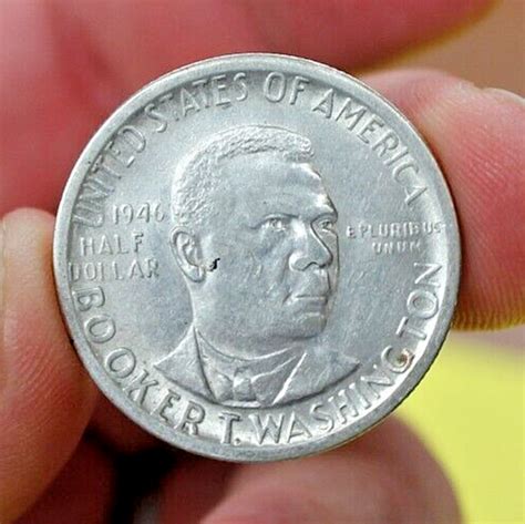 1946 S Booker T Washington Birthplace Commemorative Silver Half Dollar Ebay