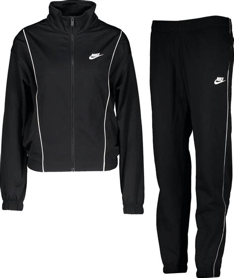 Nike Sportswear Essential Tracksuit Women Blackwhite • Pris