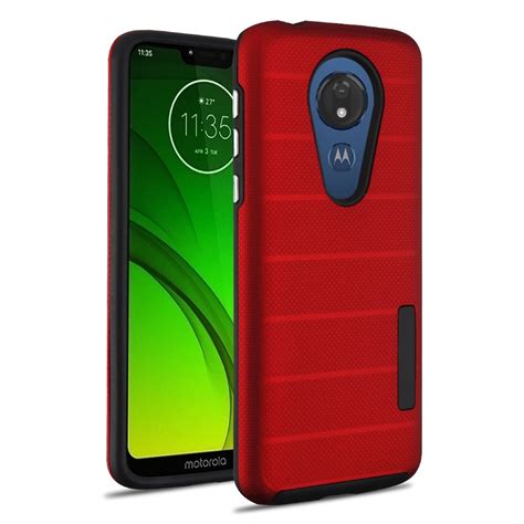 For Motorola G Supra G Power Case By Insten Dots Textured Fusion