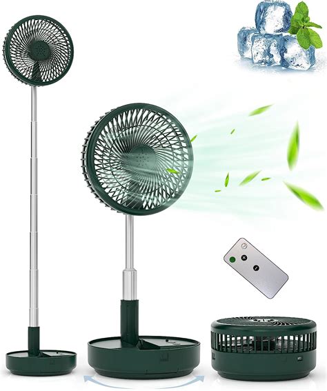 Amazon Primevolve Portable Oscillating Standing Fan Rechargeable