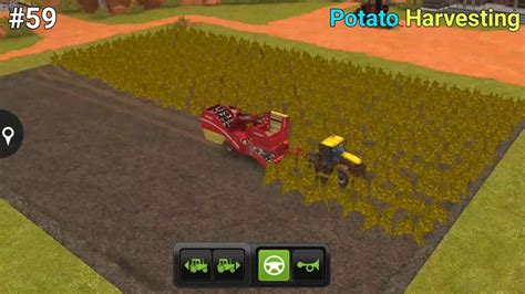 Farming Simulator Timelapse Gameplay Potato Harvesting