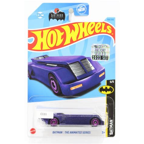 HOT WHEELS Ungu 風火輪蝙蝠俠動畫系列紫色工廠密封 2023 C111 蝦皮購物