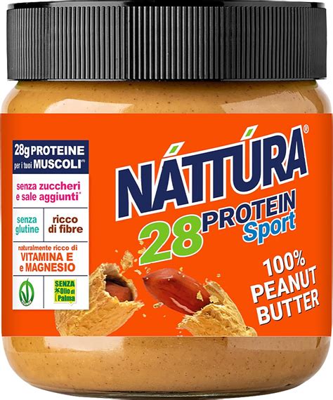 Nattura Protein Sport Burro Arachidi Burro D Arachidi Proteico