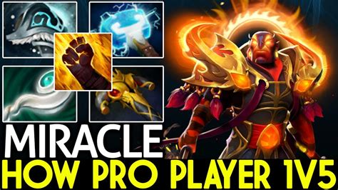 MIRACLE Ember Spirit How Pro Player 1V5 Game Is Hard 7 22 Dota 2